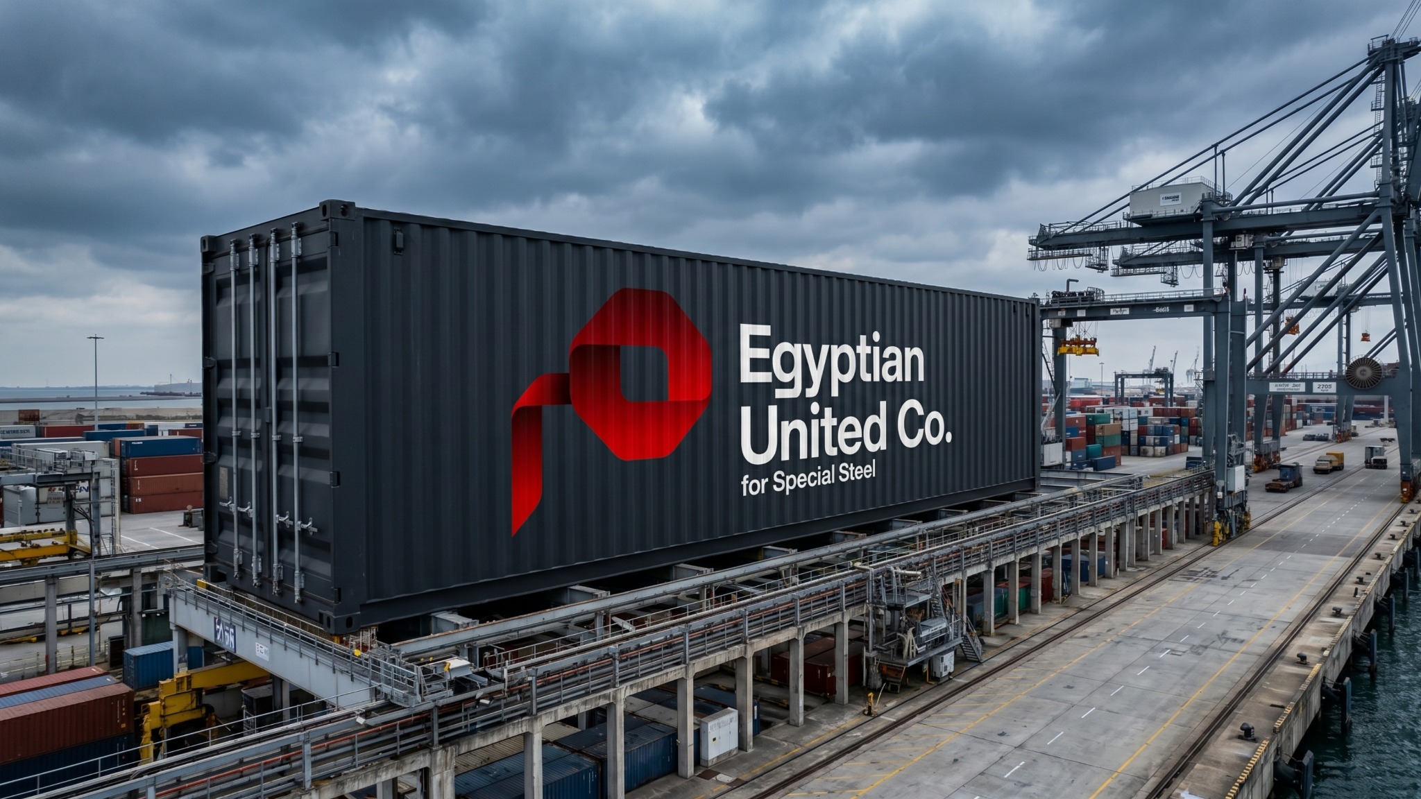 Steel logistics visual